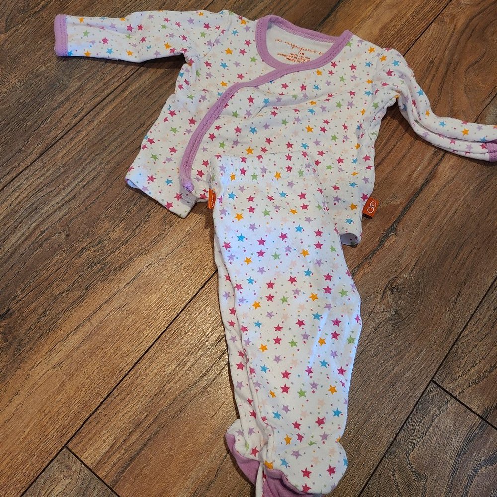 Multicolor Star Magnetic Closure Three Piece Matching Set